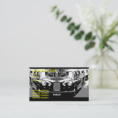 Londense taxi visitekaartje (Staand voorkant)