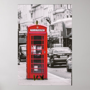 Londense telefooncel poster