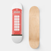 Londense telefooncel skateboard (Voorkant)
