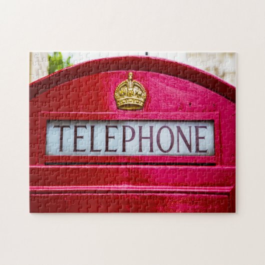 Londense telefoonhokjes legpuzzel (Horizontaal)