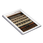 Londense 'Temple Church organ notebook' Notitieboek (Rechterzijde)