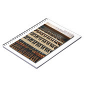 Londense 'Temple Church organ notebook' Notitieboek (Linkerzijde)