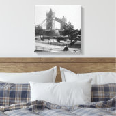  Londense towerbrug, druk op de rivier de Theems Canvas Afdruk (Insitu (Slaapkamer))