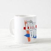 Londense typografie koffiemok (Voorkant links)