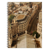 Londense uitzicht panorama met stadsarchitectuur notitieboek (Voorkant)