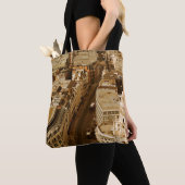 Londense uitzicht panorama met stadsarchitectuur tote bag (Dichtbij)