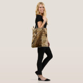 Londense uitzicht panorama met stadsarchitectuur tote bag (Op model)