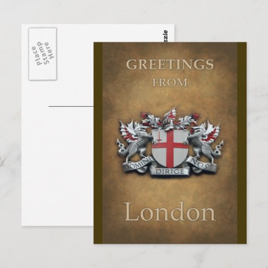 Londense wapenbroetings briefkaart (Voorkant / Achterkant)