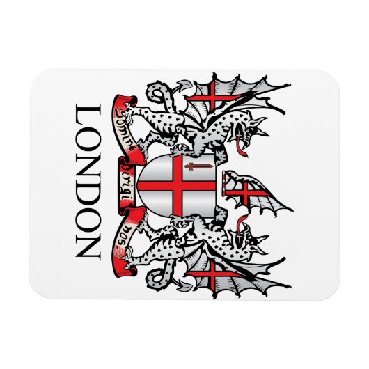 Londense wapenschild magneet (Horizontaal)