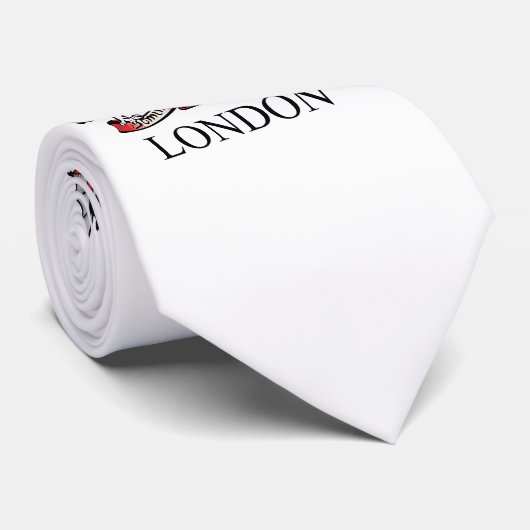 Londense wapenschild stropdas (Opgerold)