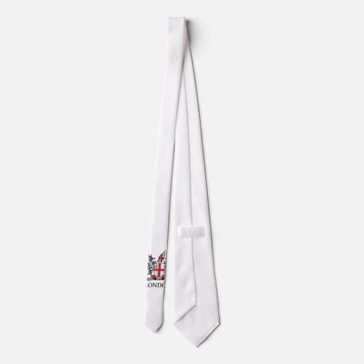 Londense wapenschild stropdas (Achterkant)
