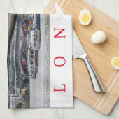 Londense waterloo Bridge theedoek (Quarter Fold)