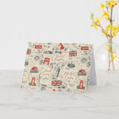  Londense Wenskaart (blanco) Kaart (Gele Bloem)