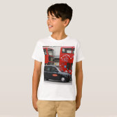 Londense zwarte taxi t-shirt (Voorkant volledig)