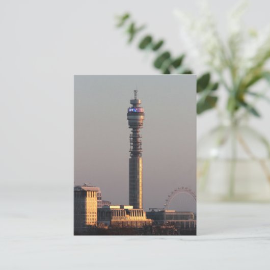 Londenskyline Briefkaart (Staand voorkant)