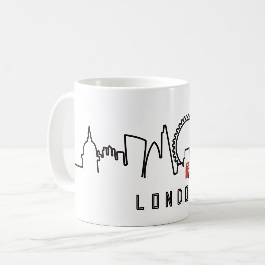 Londenskyline Koffiemok (Voorkant links)