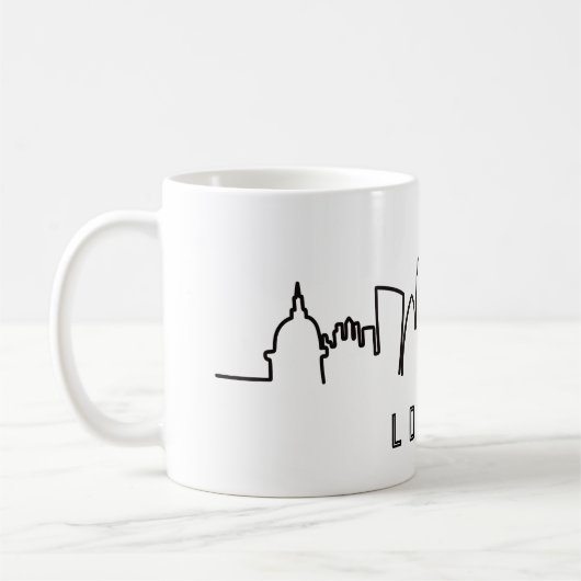 Londenskyline Koffiemok (Links)