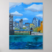 Londenskyline Poster (Voorkant)