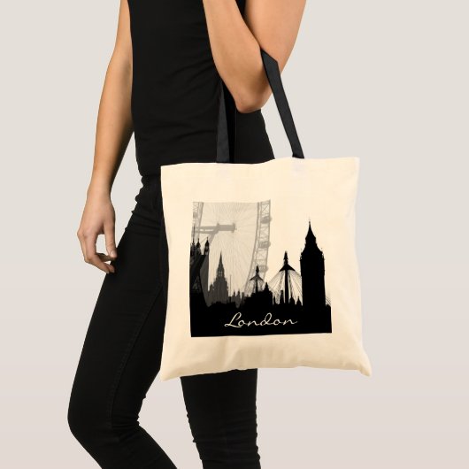 Londenskyline Tote Bag (Voorkant (product))