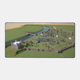 London 1300 Aerial Uitzicht Deskmat Bureaumat