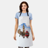 London 26.2 Marathoner Course Map Apron Schort (Gedragen)