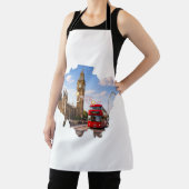 London 26.2 Marathoner Course Map Apron Schort (Insitu)