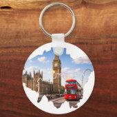 London 26.2 Marathoner Course Map Keychain (Voorkant)