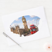 London 26.2 Marathoner Course Map Sticker (Envelop)