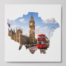 London 26.2 Marathonroute Poster