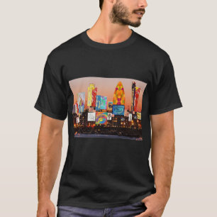 London 2 skyline collage mannen t-shirt