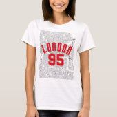 London 95 t-shirt (Voorkant)