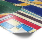 London Acrylic Cubism Foto Afdruk (Hoek)