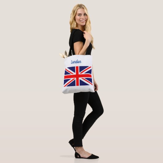 London All-Over-Print Tas, schouder Tas (Op model)
