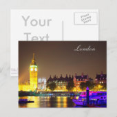 London and Big Ben Post Card Briefkaart (Voorkant / Achterkant)