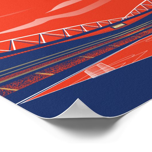 London arsenal Emirates Stadium Poster (Hoek)