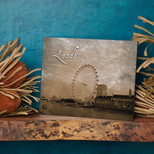 London Art Plaque Fotoplaat (Zijkant)