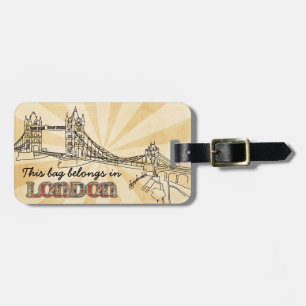London Bagagelabel Bag Label