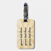 London Bagagelabel Bag Label (Achterkant verticaal)