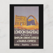 London Baghdad simplon orient express Briefkaart (Voorkant)