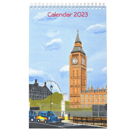 London Big Ben Calendar 2023 (3) Kalender (Hoes)