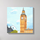 London Big Ben Canvas Print (Voorkant)