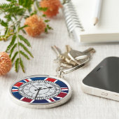 London Big Ben Clock Face Sleutelhanger (Zijkant)