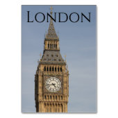 London Big Ben Color Wedding Kaart (Achterkant)