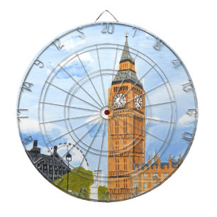 London Big Ben Dartbord