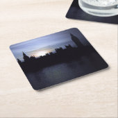 London-Big Ben-Elizabeth Tower-Sunset Onderzetter (Schuin)