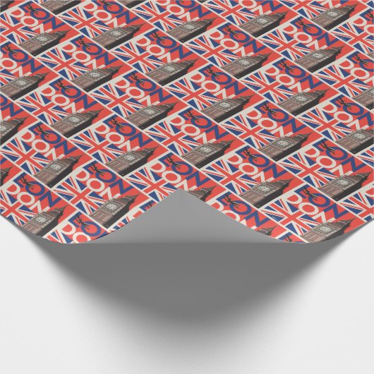 London Big Ben | Engeland Cadeaupapier (Hoek)