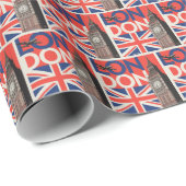 London Big Ben | Engeland Cadeaupapier (Rol Hoek)