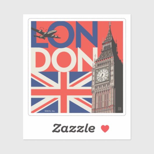 London Big Ben | Engeland Sticker (Vel)