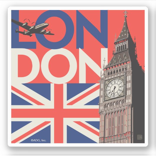 London Big Ben | Engeland Sticker (Voorkant)