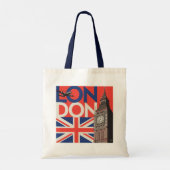 London Big Ben | Engeland Tote Bag (Achterkant)